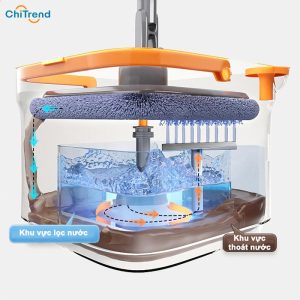 Bộ cây lau nhà tự vắt 2 ngăn Joybos M16 GIÁ RẺ