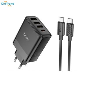 Bộ sạc nhanh PD 45W, QC3.0 Hoco C127A 3A1C