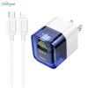 Bộ sạc nhanh Hoco DM-C3 30W kèm cáp C to Lightning CHÍNH HÃNG