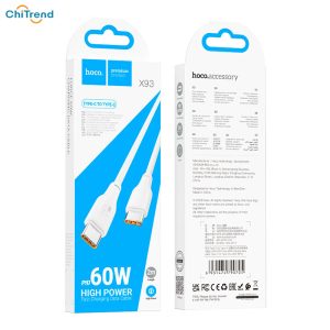 Cáp sạc nhanh Hoco X93 Type-C to Type-C 60W 2m GIÁ RẺ
