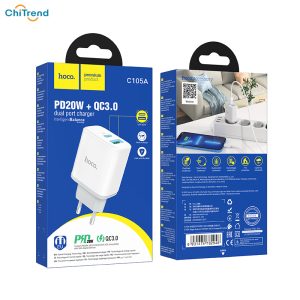 Cốc sạc nhanh Hoco C105A 20W CHÍNH HÃNG