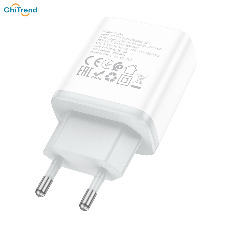 Cốc sạc nhanh Hoco C105A 20W CHÍNH HÃNG