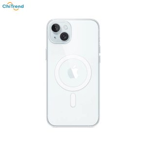 Ốp lưng MagSafe Silicone trong suốt cho iPhone 15 GIÁ RẺ