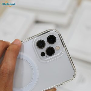 Ốp lưng MagSafe Silicone trong suốt cho iPhone 15 GIÁ RẺ