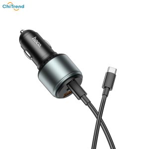 Tẩu sạc ô tô Hoco NZ9 3 cổng 2C1A 95W Chính Hãng