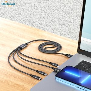 Cáp sạc 4 in 1 Hoco X76 Super 2A 1m CHÍNH HÃNG