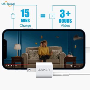 Cốc sạc nhanh Anker Powerport III Nano A2633 20W CHÍNH HÃNG