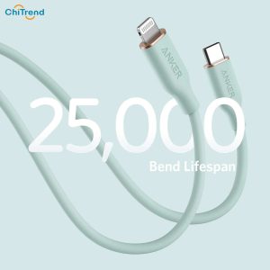 Cáp sạc nhanh Anker PowerLine III Flow A8662 Lightning GIÁ RẺ