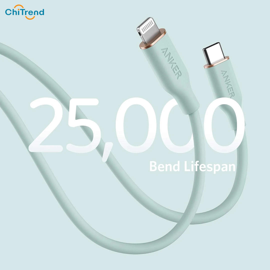 Cáp sạc nhanh Anker PowerLine III Flow A8662 Lightning GIÁ RẺ