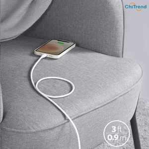 Cáp sạc nhanh Anker PowerLine III Flow A8662 Lightning GIÁ RẺ