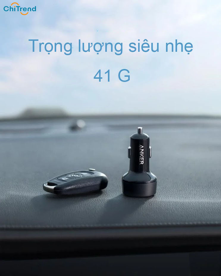Sạc nhanh ô tô Anker 35W A2732