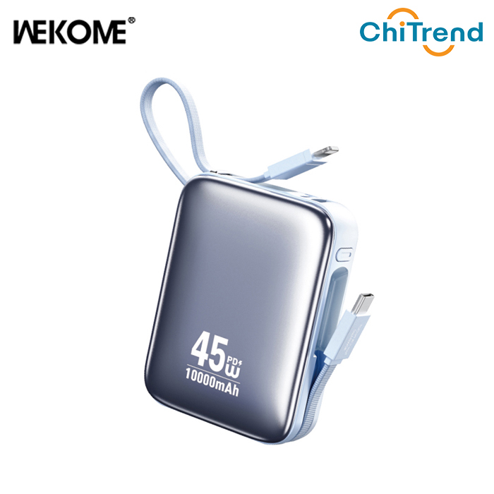 Pin sạc dự phòng 10000mAh 45W WEKOME WP-49 chính hãng