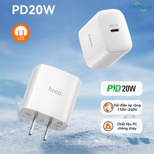Cốc sạc nhanh Hoco DMC5 PD20W chính hãng