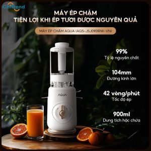 Máy ép chậm trái cây AQUA JSJ0901RW-VN 900ml GIÁ TỐT