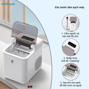 Máy làm đá viên ZOLELE IM01 - Sản xuất đá chỉ 6 PHÚT
