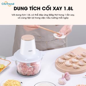 Máy xay thịt AQUA AQS-GGS201R 1.8L - Công suất 240W