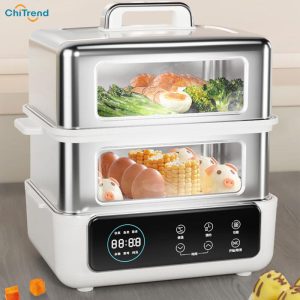 Nồi hấp điện 2 tầng Zhenmi ZMZG-12Pro 14L