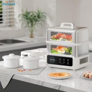 Nồi hấp điện 2 tầng Zhenmi ZMZG-12Pro 14L