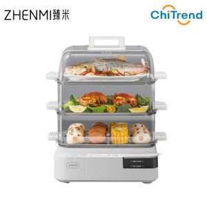 Nồi hấp điện 3 tầng Zhenmi ZMZG-11J dung tích 18L