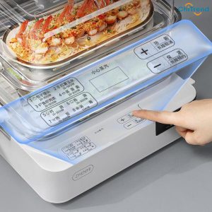 Nồi hấp điện 3 tầng Zhenmi ZMZG-11J dung tích 18L