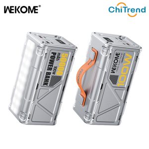 Pin sạc dự phòng 50000mAh WEKOME WP-08 100W có LED SOS