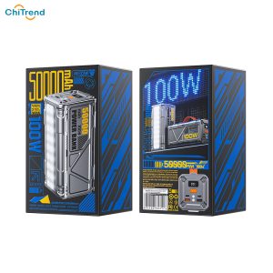 Pin sạc dự phòng 50000mAh WEKOME WP-08 100W có LED SOS