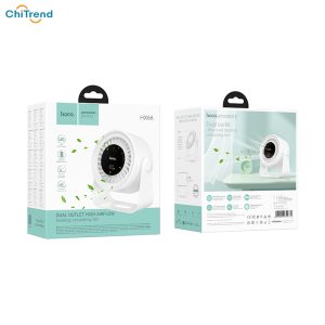 Quạt đối lưu không khí để bàn Hoco HX66 - PIN 11 GIỜ