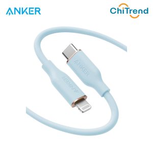 Cáp Type-C to Lightning Anker PowerLine III Flow A8663 1.8m chính hãng