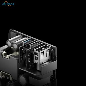 Cốc sạc nhanh CUKTECH AD653C GaN sạc 65W 2C1A