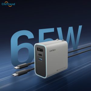 Cốc sạc nhanh CUKTECH AD653C GaN sạc 65W 2C1A