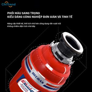 Máy xử lý rác thải nhà bếp Becbas E60 Công suất 650W