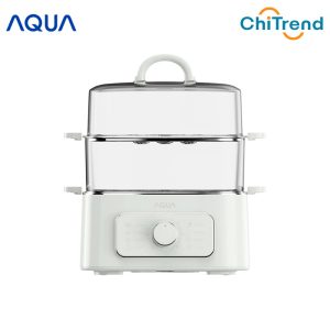 Nồi hấp điện 2 tầng AQUA ASMC-ES902(W) Dung tích 9.3L
