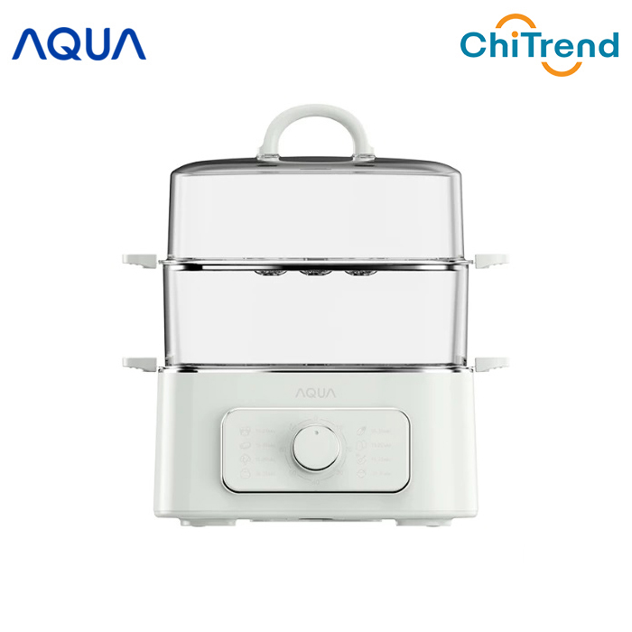 Nồi hấp điện 2 tầng AQUA ASMC-ES902(W) Dung tích 9.3L
