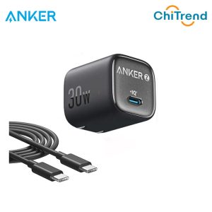 Bộ sạc nhanh USB-C Anker Zolo B2698 30W kèm Cáp C to C