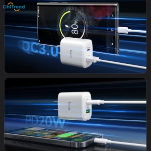 Cốc sạc nhanh Hoco DMC5 Plus QC3.0 PD20W 1A1C chân US