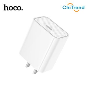 Cốc sạc nhanh Type-C Hoco C143 PD20W chân cắm US