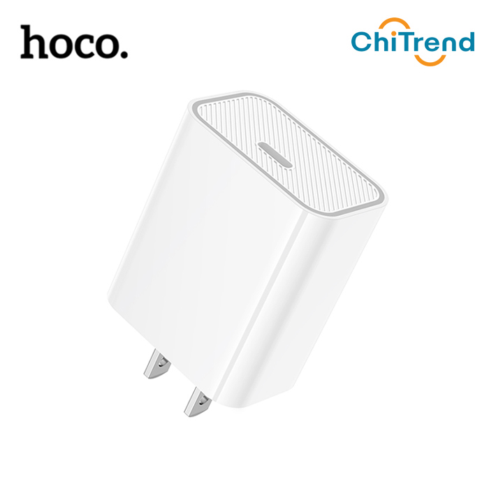 Cốc sạc nhanh Type-C Hoco C143 PD20W chân cắm US