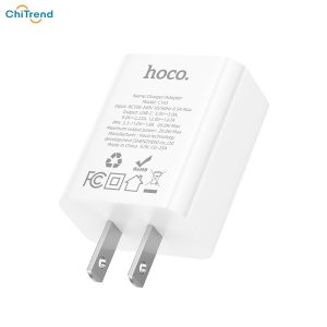 Cốc sạc nhanh Type-C Hoco C143 PD20W chân cắm US