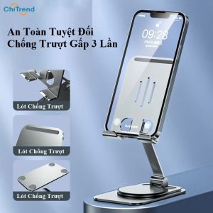 Giá đỡ điện thoại tablet xoay 360° K61 Hợp kim kẽm