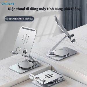Giá đỡ điện thoại tablet xoay 360° K61 Hợp kim kẽm