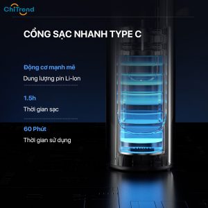 Máy cạo râu Enchen BlackStone 8 - Pin 60 PHÚT