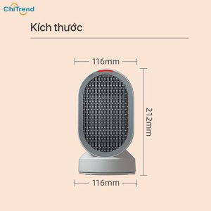 Quạt sưởi để bàn mini DOUHE DH-QN04 công suất 600W