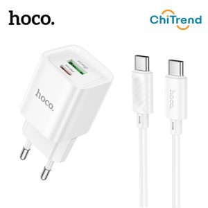 Bộ sạc nhanh PD20W+QC3.0 Hoco C147A