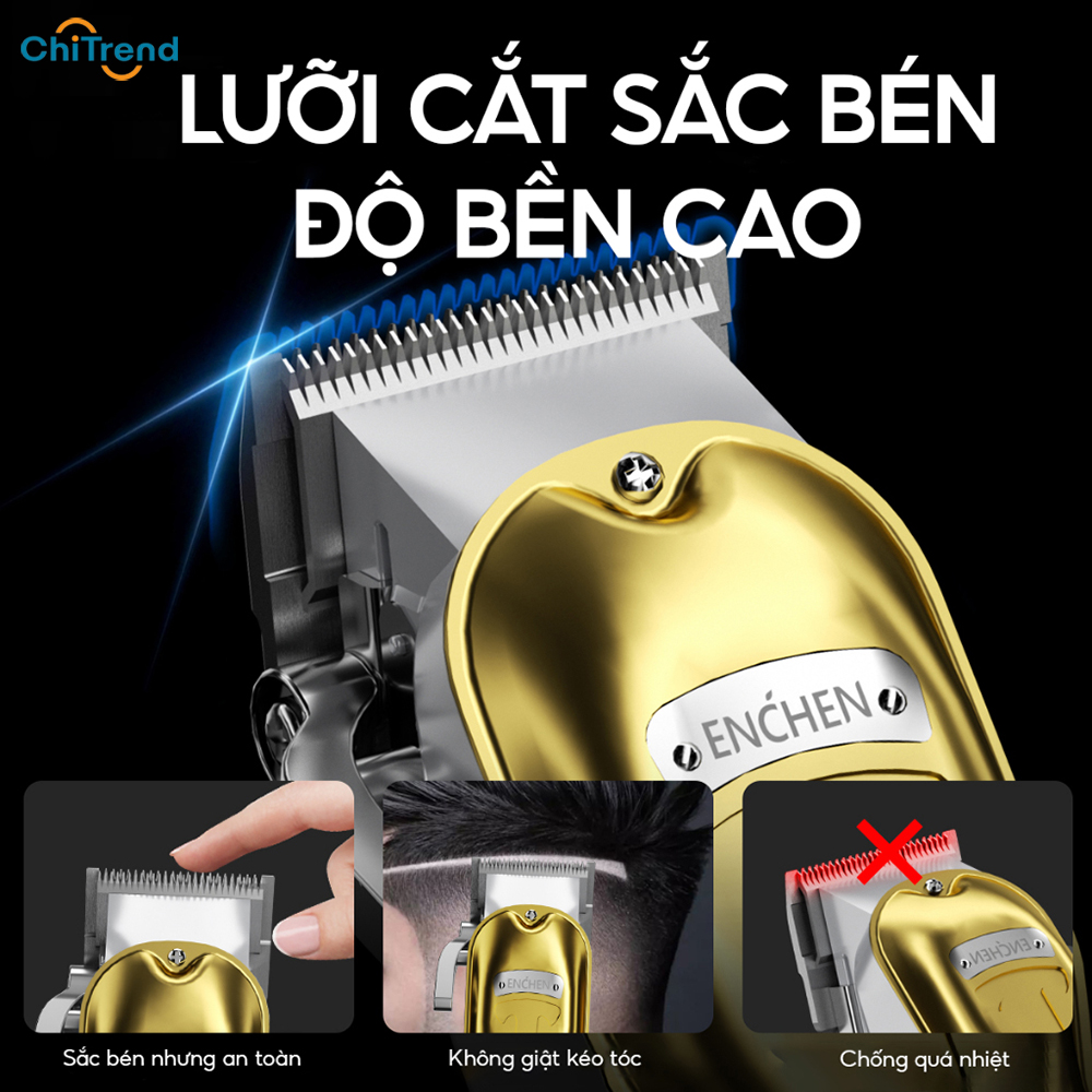 Tông đơ cắt tóc Enchen Boost 3 - PIN 180 phút