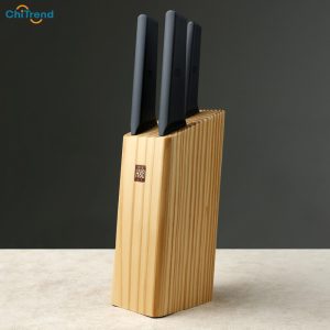 Bộ dao làm bếp 4 món Huohou HU0059 - Kèm chân đế gỗ