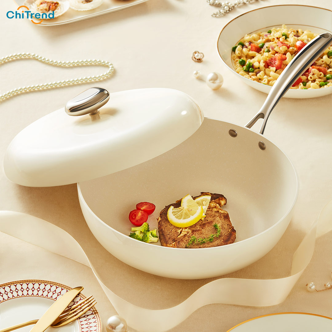 Chảo chống dính đá cuội VELOSAN - Đường kính 32cm