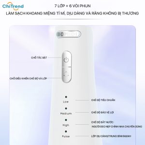 Máy tăm nước BOMIDI D3 Pro 300ml - PIN 80 ngày