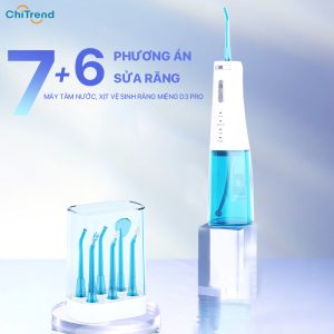 Máy tăm nước BOMIDI D3 Pro 300ml - PIN 80 ngày
