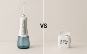 Tăm nước và chỉ nha khoa: Loại nào tốt?