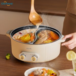 Nồi lẩu điện 2 ngăn Deerma DG50W 6L